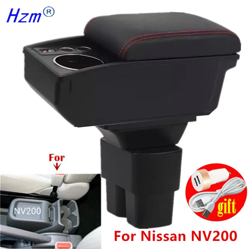 Pre Nissan NV200 krabičku na lakťové opierky pre Nissan NV200 Centrálny úložný box držiak na úložný priestor Držiak vyhradený dodatočný dodatočný doplnok