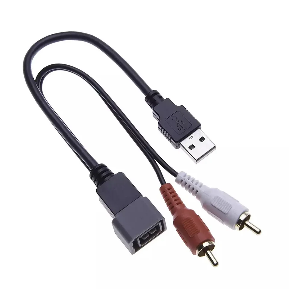 Pre Nissan pre Qashqai J10 USB Connection Cable Connection určený na udržanie funkčnosti vášho zvukového systému automobilu