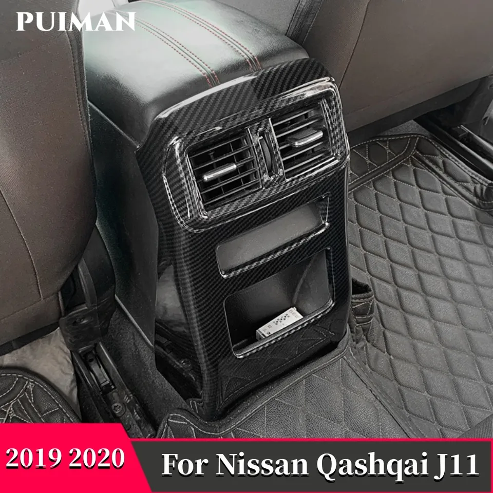 Pre Nissan Qashqai J11 2018 2019 2020 ABS Car lakťové lakťové lakťové lakťové farby Zadná klimatizácia