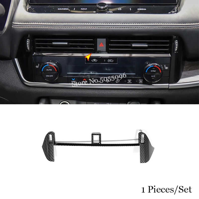 Pre Nissan Qashqai J12 2021 2022 2023 ABS uhlíkové vlákno automobil Stredný vzduch Výstup dekorácie Orezanie automobilu Styling Príslušenstvo 1ks