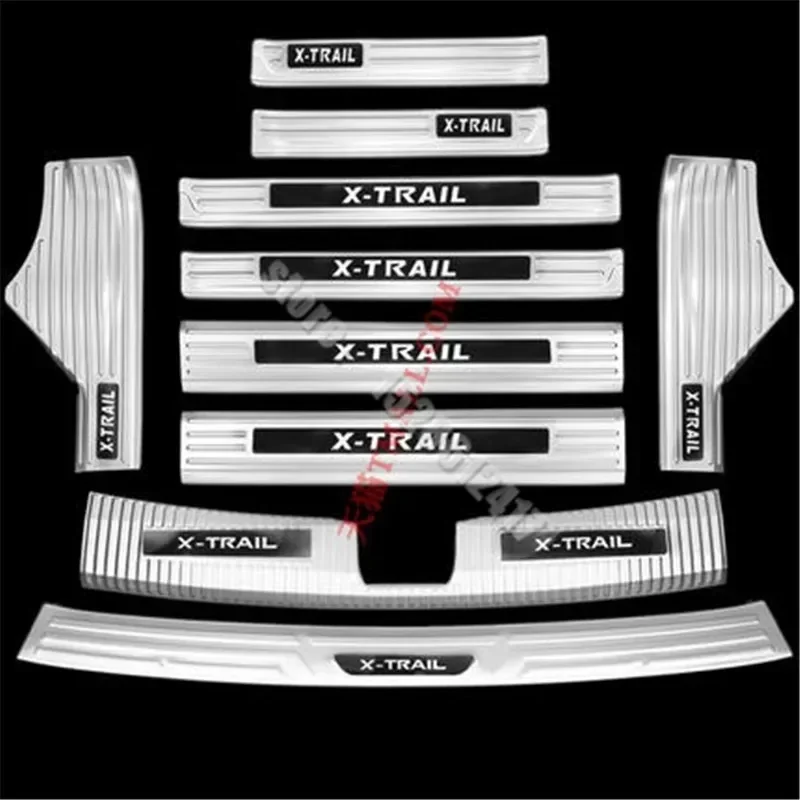 Pre Nissan Rogue X-Trail XTRAIL T33 2022 2023 2024 Zadné dverové nárazník Protector SILL SURF/DVERE SILL Auto Príslušenstvo