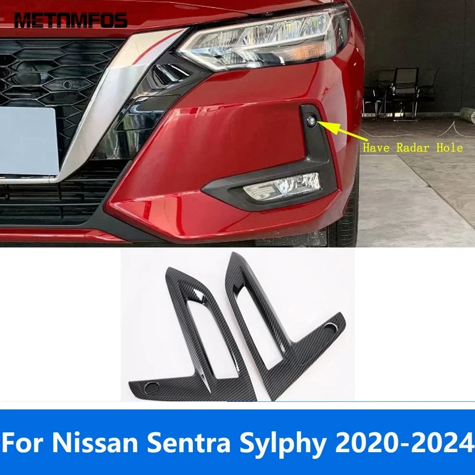 Pre Nissan Sentra Sylphy 2020 2021 2022 2023 2024 Chrome predná zadná hmlová hmlová lampa Tin