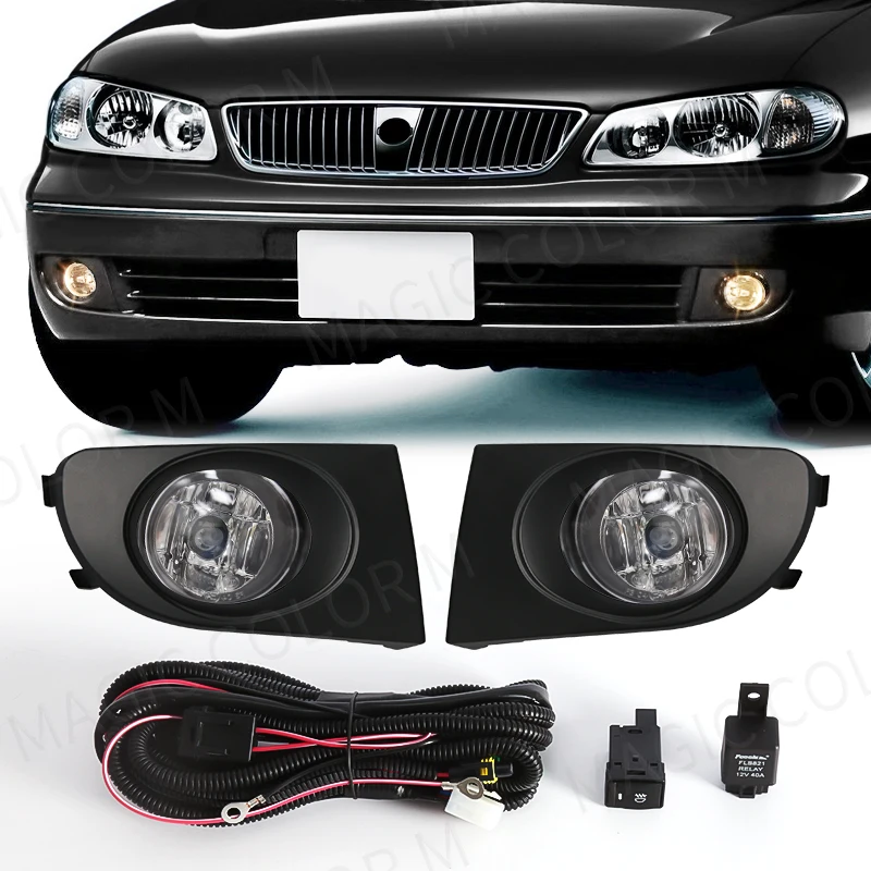 Pre Nissan Sylphy Sentra Bluebird 2004 2005 2006 2007 2008 LED Hmlové svetlá predného nárazníka Hnacie svetlomet Halogénové kryty drôtov 12V