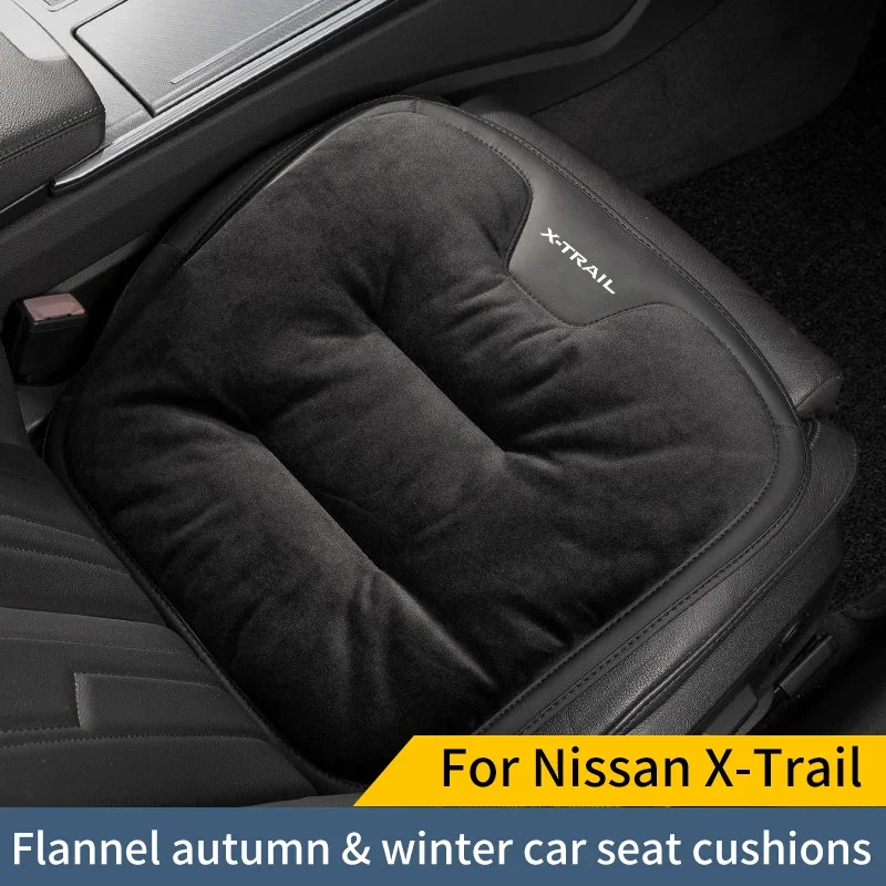 Pre Nissan X-Trail T32 T30 T31 XTRAIL Kožené autosedačky s jesenným a zimným hrubým a plyšovým koženým vankúšom