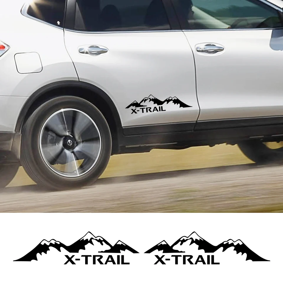 Pre Nissan X Trail X-Trail XTRAIL T30 T31 T32 STRANA STRÁNKY STRÁNKY AUTOMOBNÉHO STRÁNKY Mountain Grafika Vinylová filmová nálepka Doplnky