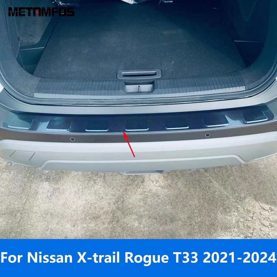 Pre Nissan X-Trail XTrail Rogue T33 2021 2022 2023 2024 Vonkajší zadný kmeň nárazník nohy TACH DOPAT DVOR DVOR SILL SILL SURF GUARD PLATE