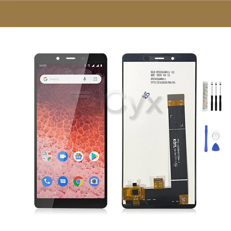 Pre Nokia 1 Plus TA-1130 TA-1111 TA-1123 TA-1127 LCD DISPLEY DOTATNÁ SCREES S DIZAJNU S DIGITÁZOM RÁMKY NÁKLADOVÉ ČASŤ
