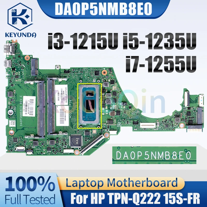 Pre notebook HP TPN-Q222 15S-FR Mainboard DA0P5NMB8E0 i3-1215U i5-1235U i7-1255U LAPTOP PLNE TESTOVANÉ