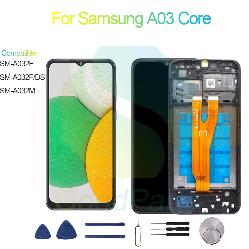 Pre náhradu jadrovej obrazovky Samsung A03 1600*720 SM-A032F/DS, SM-A032M A03 Core LCD Touch Digitalizer