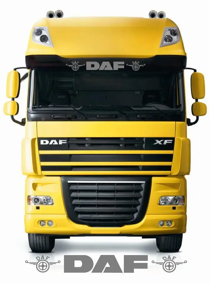 Pre nálepku na slnečnú skrinku DAF Truck Sun Sunker/Decal for Cab Lightbox alebo Exterior Fit