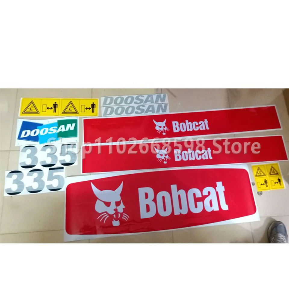 Pre nálepku na štítok s plným automobilom Bobcat 320 323 324 325 331 334 335 337 príslušenstva pre rýpadlo