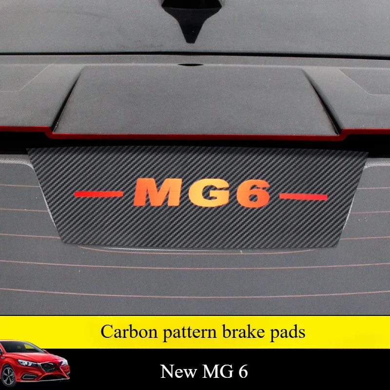 Pre nálepku zadnej brzdy MG6, vysoké brzdové svetlo, dekorácia zadného skla, personalizovaná modifikácia