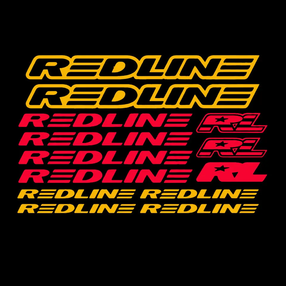Pre nálepky na nálepky na bicykle Redline BMX