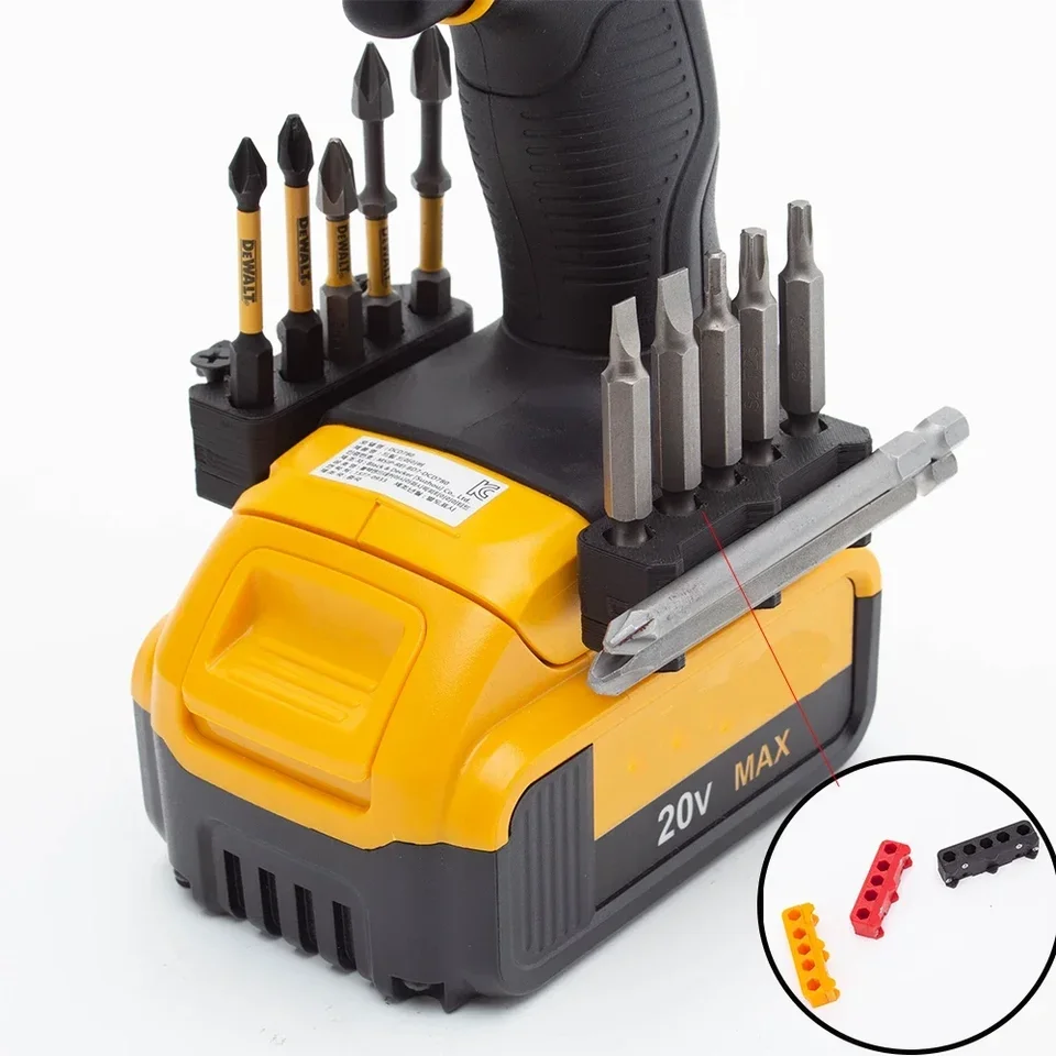 Pre nástroje Dewalt Series Tools Screwdriver Divar Head Rack päť otvorov so skrutkami magnetovú vŕtačku (vŕtačka a kúsky nie sú zahrnuté)