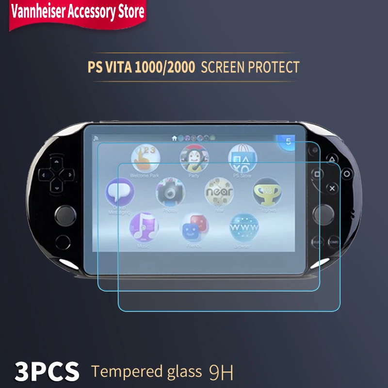 Pre ochrancu PSV 1000 2000 PS Vita Screen Screen Glasted Glass Sony PlayStation Vita Guard HD Scratch odolný voči ochrannému filmu Cover Film