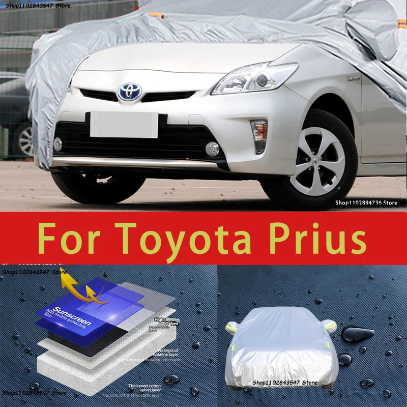Pre ochranný kryt auta Toyota Prius, ochrana pred slnkom, ochrana chladenia, odevy automobilov, ochrana proti farbám automobilu Auto