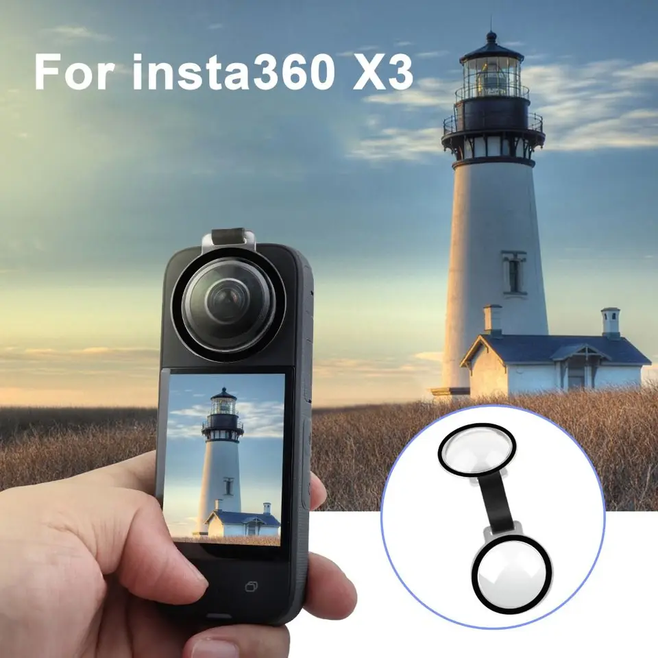 Pre ochranný kryt šošoviek Insta360 X3 pre športové kamery Insta360 X3