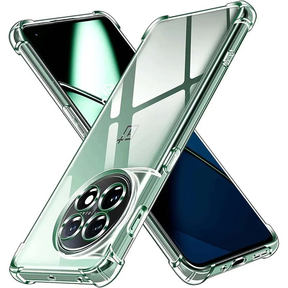 Pre OnePlus 12 Shock -odolný kryt mäkkého silikónu pre telefón pre puzdro OnePlus 12