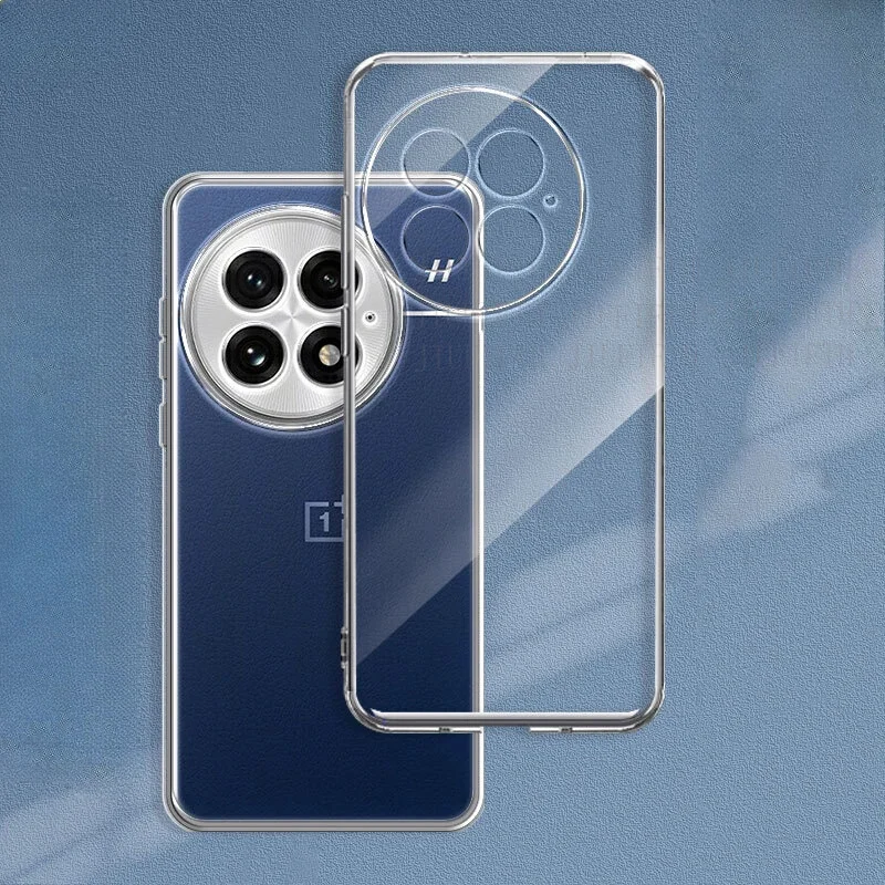 Pre OnePlus 13 Soft TPU Puzdro o telefóne OnePlus13 One Plus Pls 1+ Transparentný kryt shell shell číry silikón ochranný chrbát coque fond
