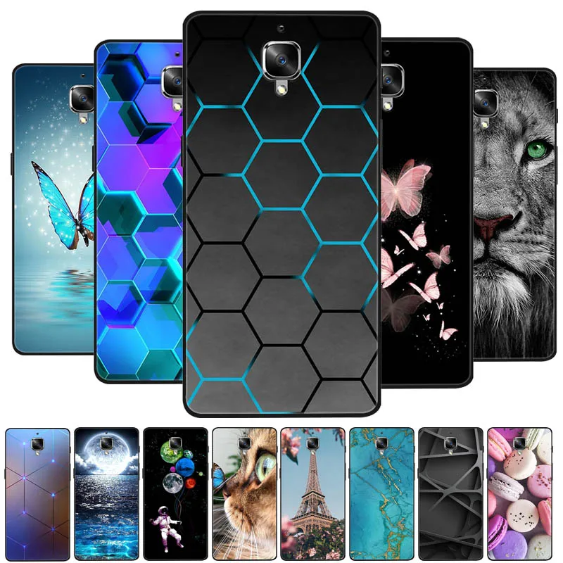 Pre OnePlus 3 puzdro Wolf Cat Lion Soft Cover Matte pre OnePlus 3T A3010 / OnePlus 3 A3000 A0003 OnePlus 3T A3010 Phone Case Funda Funda