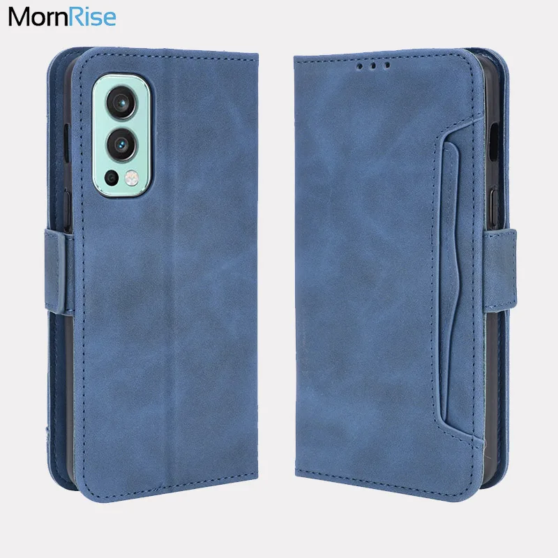 Pre OnePlus Nord 2 5G Pase Wallet Case Magnetic Book Flip Cover pre držiak na kartu OnePlus Nord2 Držiteľ luxusného koženého telefónu Fundas