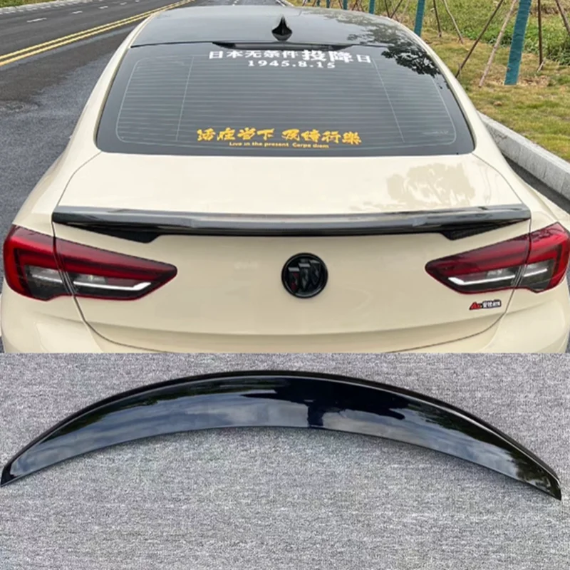 Pre Opel Insignia 2017 2018 2019 ABS plastový materiál nenatretý farebný zadný krídla Trunk Boot Cover Cover Styling