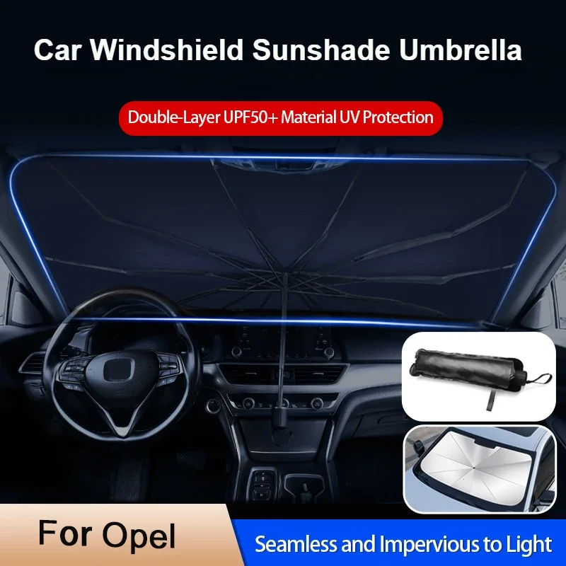 Pre Opel Insignia Astra J Zafira Corsa D Vivaro Movano Car Autom čelného skla Sunshades Front Shading Umbrell