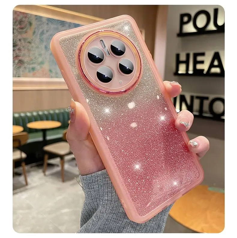 Pre Oppo Realme 12 Pro Plus Case Soft TPU Fashionglitter Lens Ochranné zadné kryt