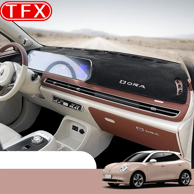 Pre Ora Funky Cat 2021-2023 Styling Dash Dash Mat Dashmat Dashboard Cover Cover Sun Shade Dash Cover Cover Carpet Automatické príslušenstvo