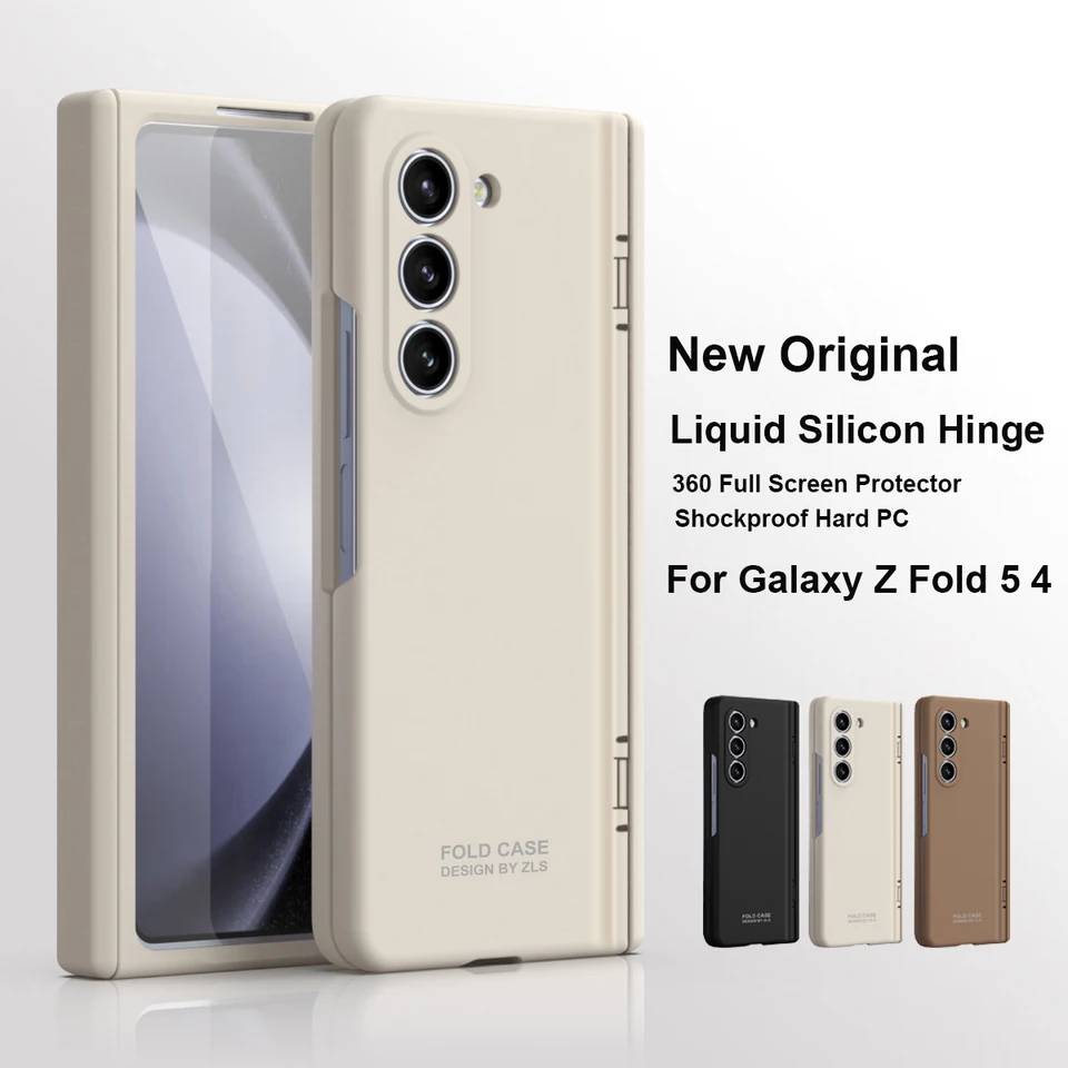 Pre originálne puzdro na záves pre Samsung Galaxy Z Fold 5 4 3 2 Liquid Armor Shocesproof 360 Celá obrazovka Ochrana