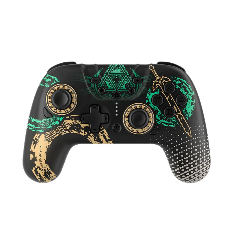 Pre ovládač s prepínačom pre ovládač Zelda Transparent Gamepad Black Myth Bluetooth PC Par Steam Game Controller