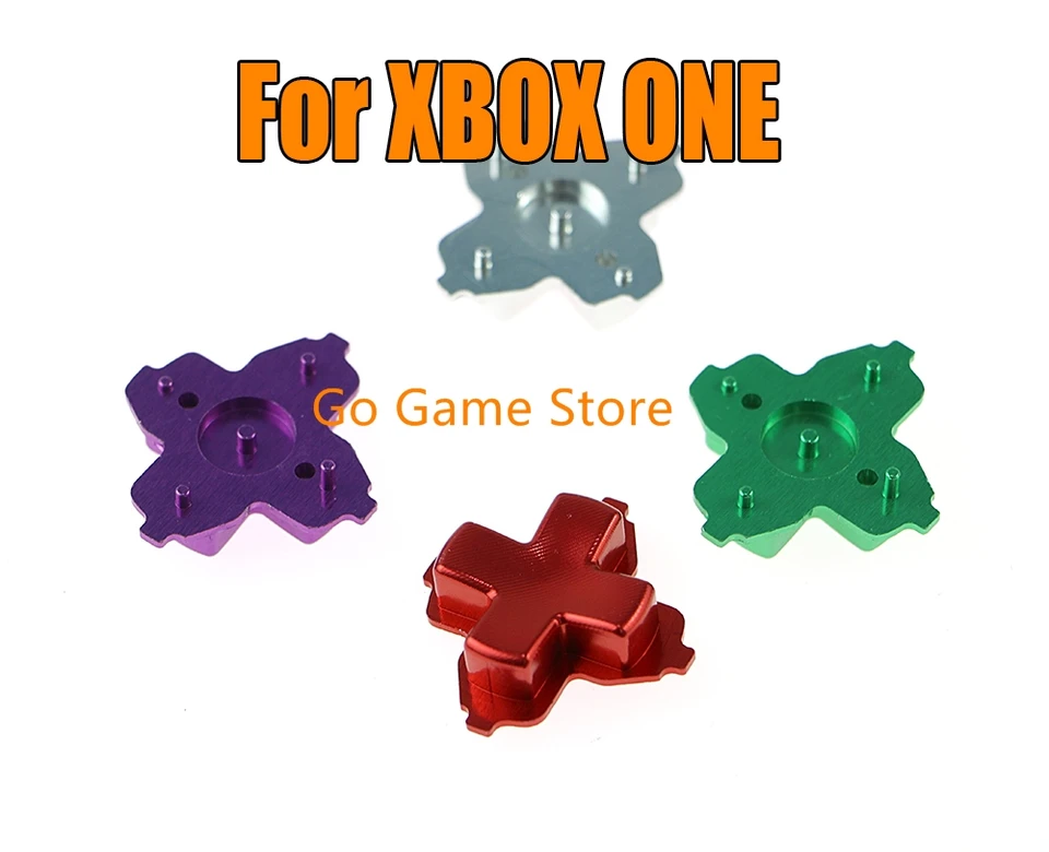Pre ovládač Xbox One Corner Color Hliníková zliatina kovový kovový kovový kov D-Pad D Pad krížový gombík