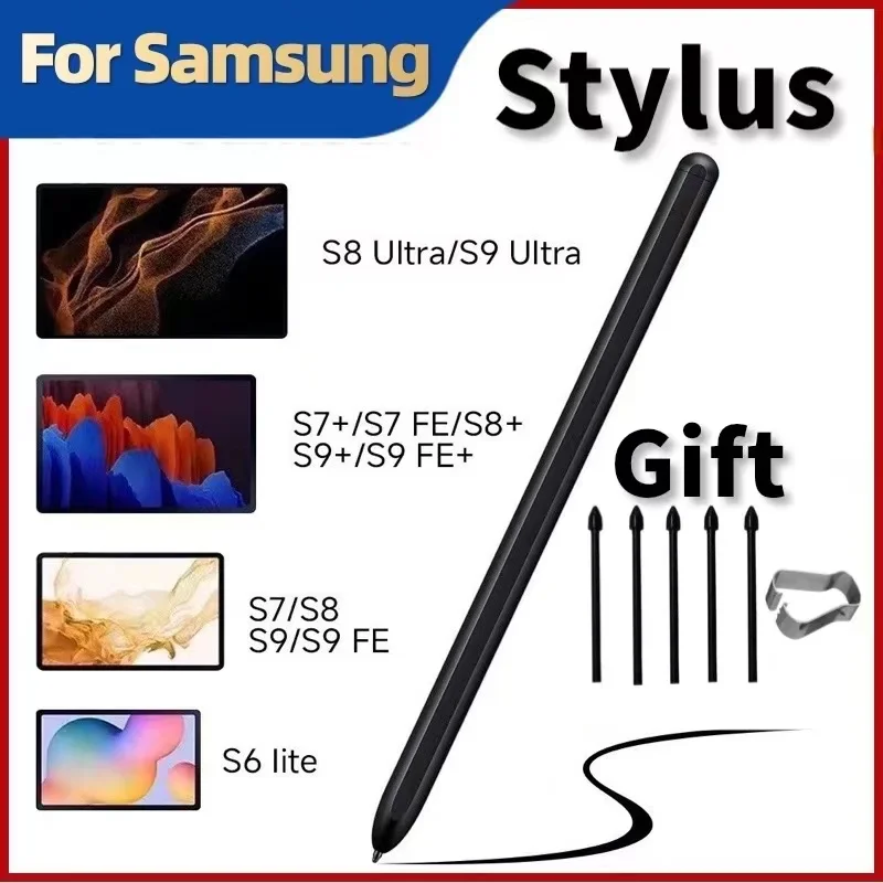 Pre pero Samsung S pre Samsung Galaxy Tablet S8 S7 Fe S6 Lite S7+ S8+ S9 S9FE Tablet Pen Stylus dotykové pero bez Bluetooth