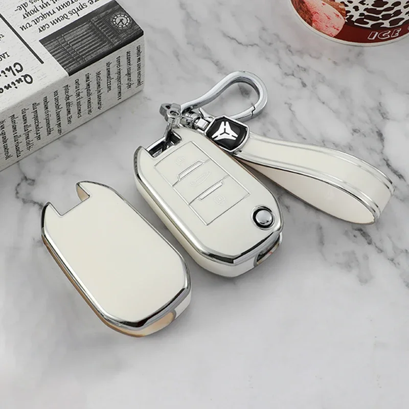 Pre Peugeot 208 107 206 306 307 308 2008 3008 4008 5008 Citroen C1 C2 C3 C4 C5 C8 Case Cover Cover Cover Shell FOB Keychain