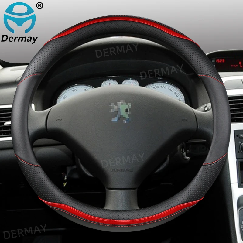 pre Peugeot 307 SW CC Dermay Car Cover Cover Micrufiber Koža + Automatické príslušenstvo uhlíkových vlákien