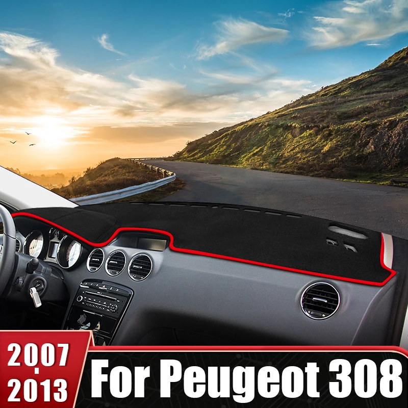 Pre Peugeot 308 I SW CC 2007 2008 2009 2009 2010 2012 2013 2013 Cover Dashboard Sun Shade Sun Shade vyhýbajte ľahkým nekĺzavým príslušenstvom