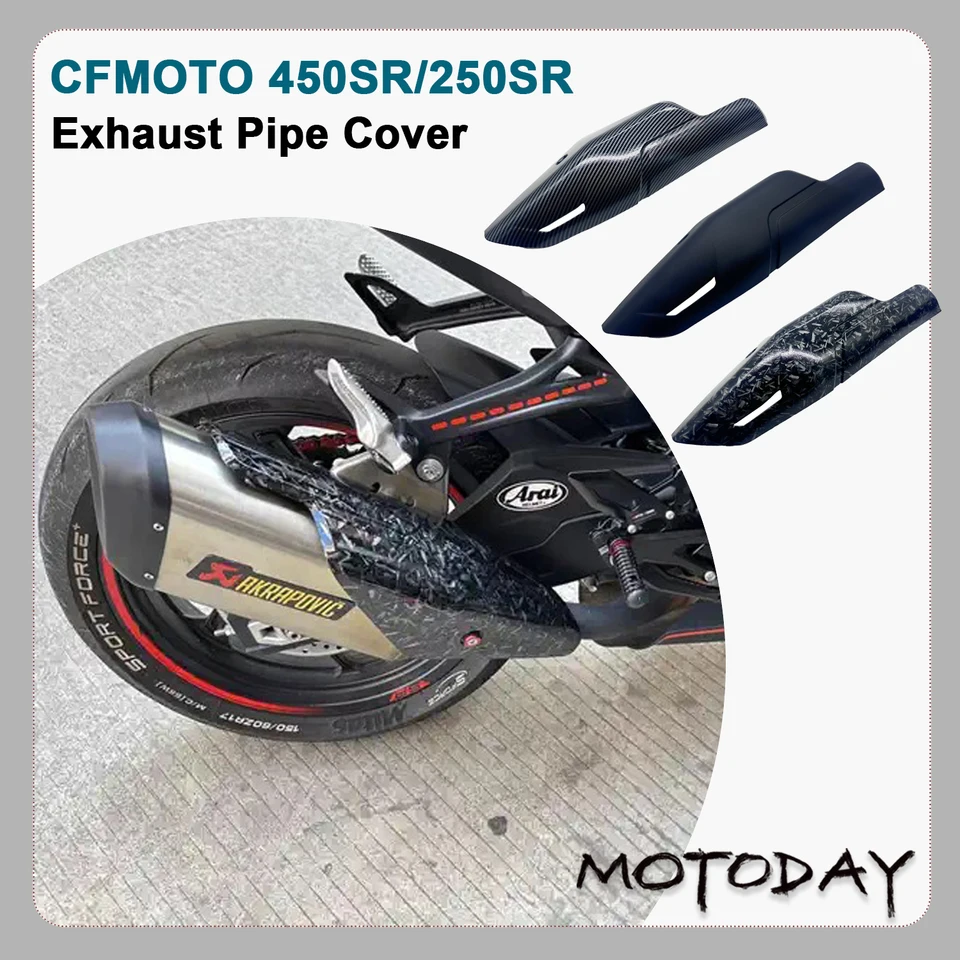 Pre pokrytie výfukových potrubí CFMoto 450SR 450SR 2022 2023 2024 Príslušenstvo Motocyklové príslušenstvo