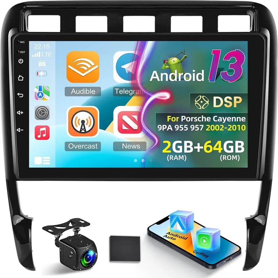 Pre Porsche Cayenne 9PA 955 957 2002-2010 Car Stereo 9 
