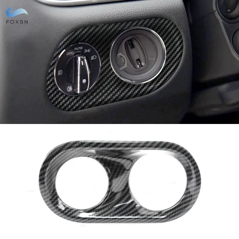 Pre Porsche Macan 2014 2015 2016 2017 2017 2018 2019 2020 LHD Car Carbon Fiber Texture Textle Spínač gombíka Tresp
