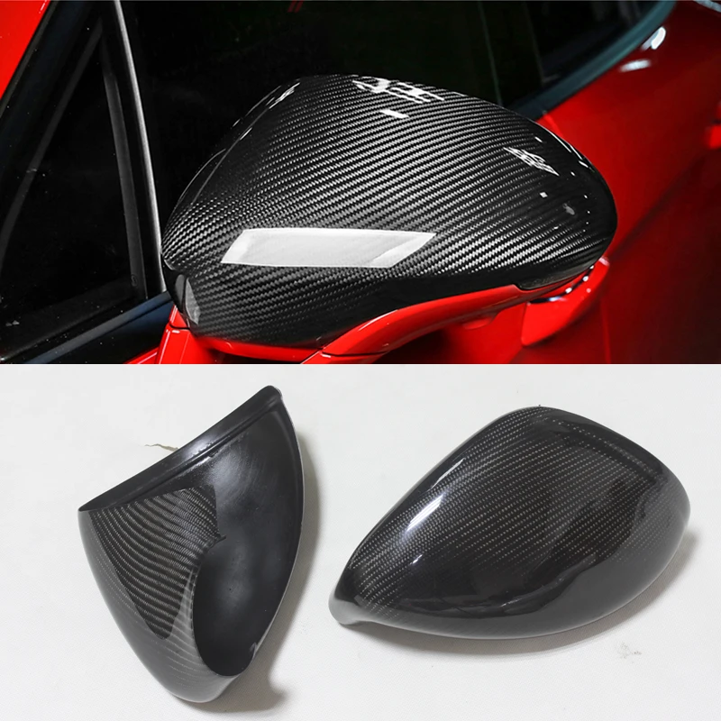Pre Porsche Panamera 970 971 Stick Carbon Fiber Car Out Wing Mirror Tink Cover Zrkadlové zrkadlo 2014-2020