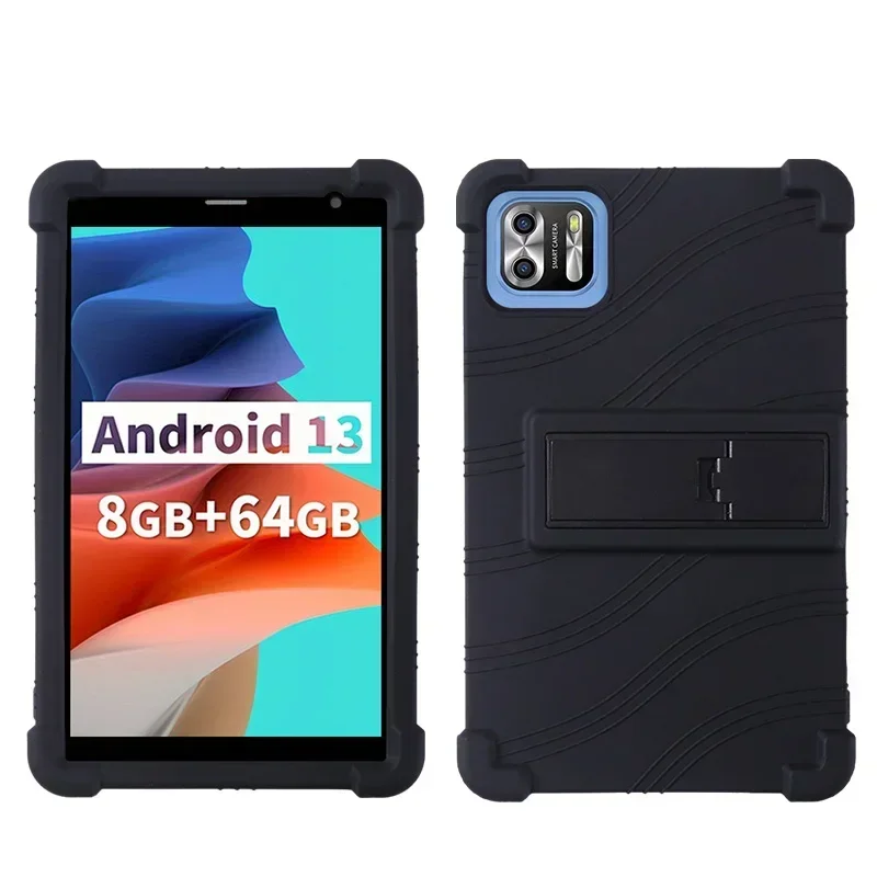 Pre Pritom Tronpad B8 / Newision volentex L8 8-palcový tablet Secure Shock-odolný silikónový stojan