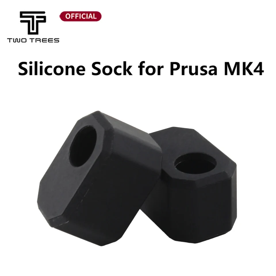 Pre Prusa Mk4 Silikónový puzdro Vysokoteplotná odolnosť Čierna hlava Hotend Extruder Blok Silikónová ponožka 3D Tlačiareň Príslušenstvo
