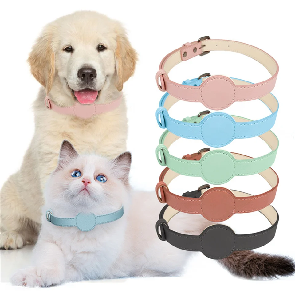 Pre prípad Apple Airtag Cast Cat s zvončekom reflexným nylonovým golierom pre psov GPS Finder Anti-Lost Location Tracker Pet Pet Pet