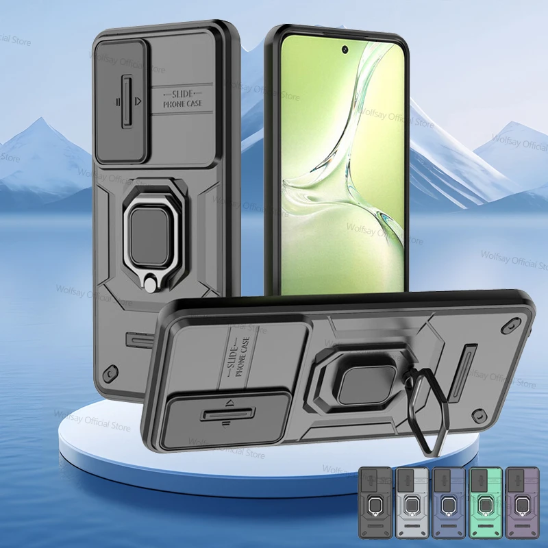 Pre prípad case a80 5g pre puzdro na fotoaparát pre puzdro pre fotoaparát pre OPPO A80 5G Cover Funda Armor Hard PC Shockproof zadný kryt pre OPPO A80 5G