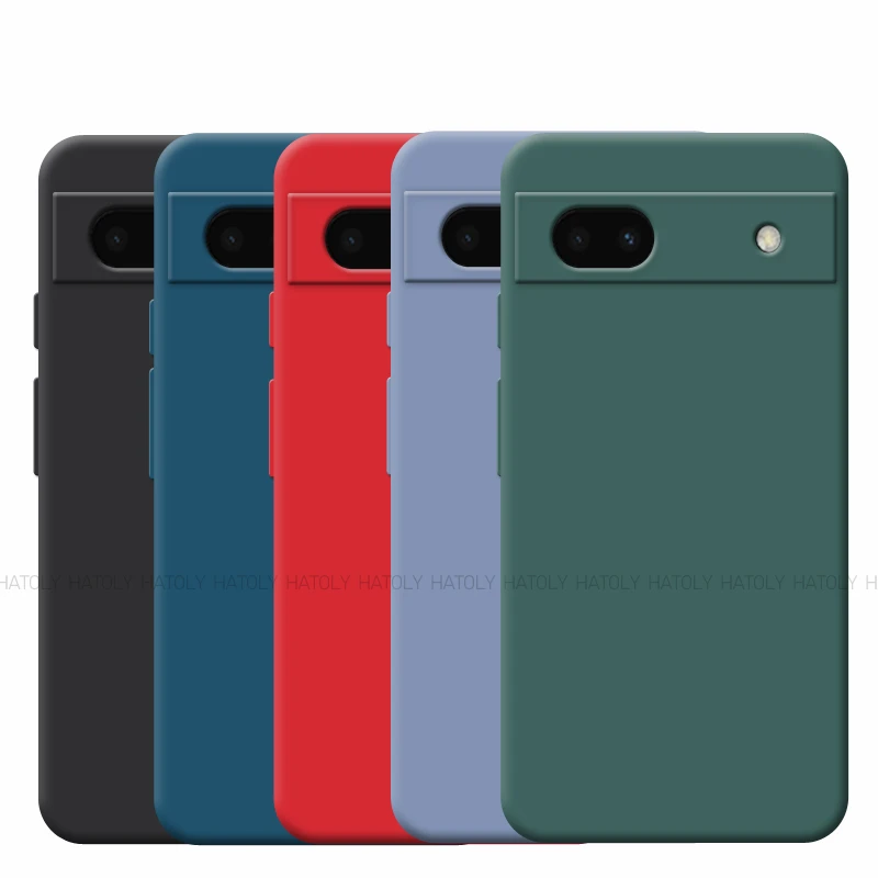 Pre prípad Google Pixel 6a Google Pixel 6a 6 Pro Cover Originálny nárazový kvapalina Silikone TPU Telefón zadná obálka Google Pixel 6a