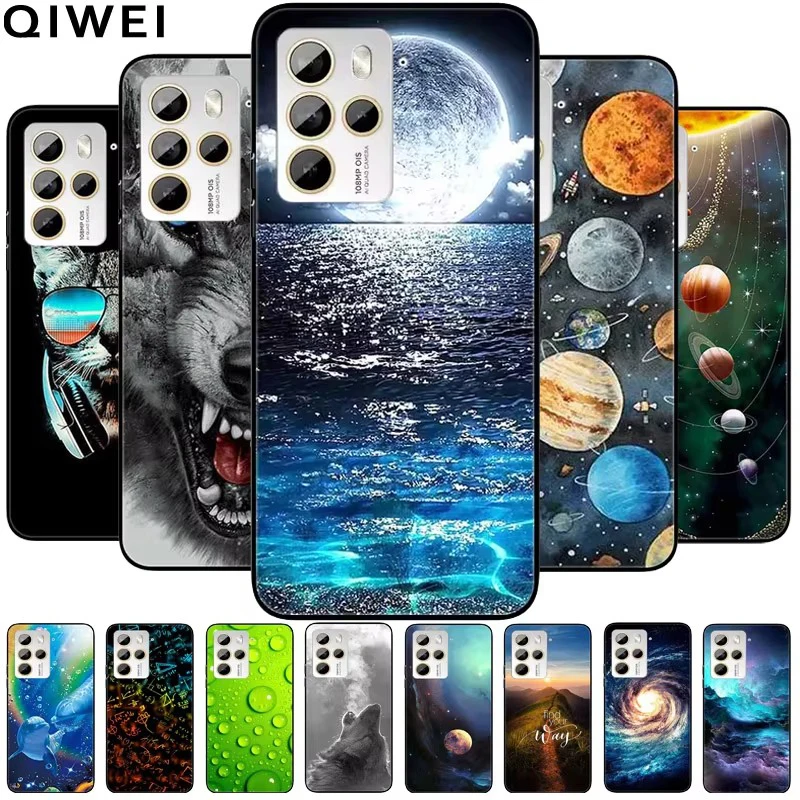 Pre prípad HTC U23 Pro Case Soft Silikone Cool Wolf TPU Puzdrá telefónu pre HTC U 23 U23 Pro Cover Capa 6.7 '' U23Pro Shock odolné voči Lion