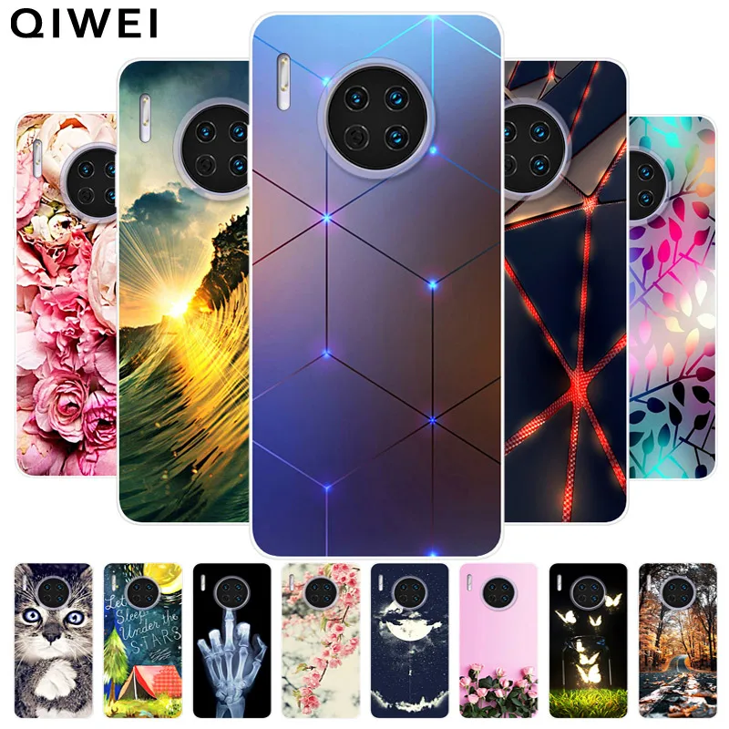 Pre prípad Huawei y9a 6.63 '' roztomilé móda roztomilé mäkké TPU Silikone zadné kryt