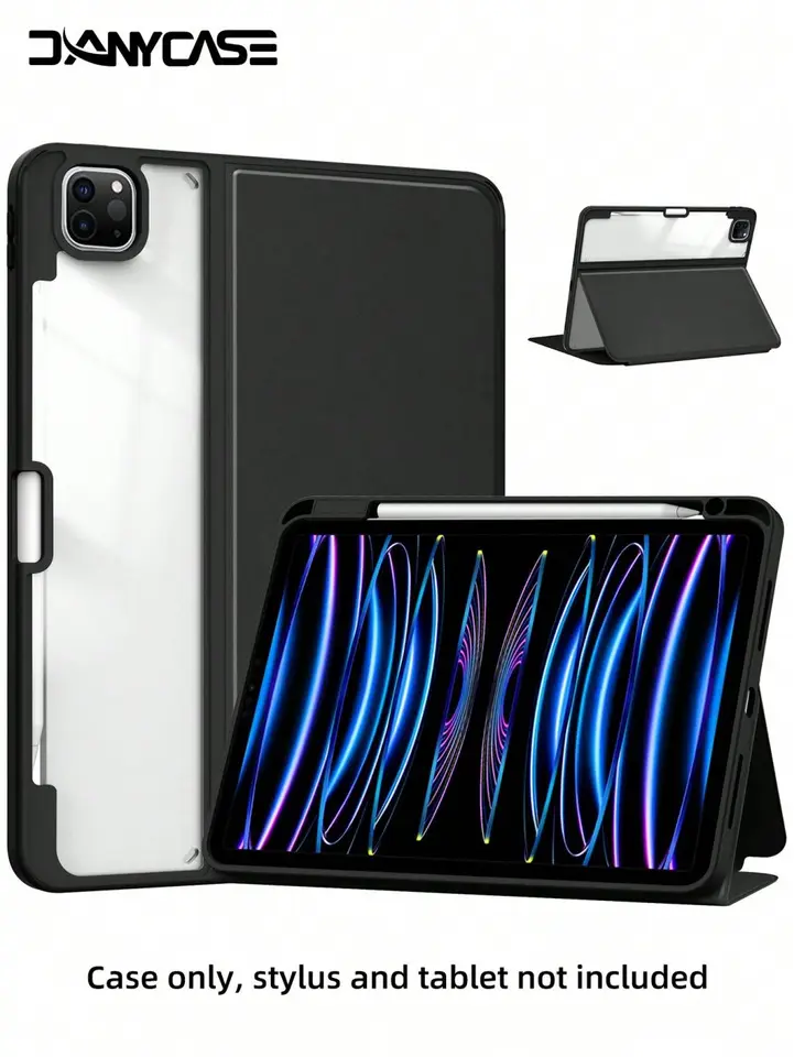 Pre prípad iPad Pro 11 pre Air4 Air5 iPad 10. generácia 10.9in, iPad 7. 8. 9. 10,2,5. 6. 9,7, Pro 12.9 Transparentný zadný kryt