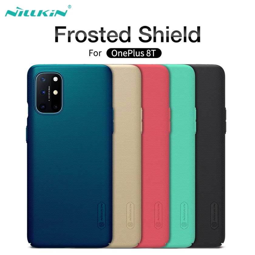Pre prípad OnePlus 8T One Plus 8T pokrýva Nillkin Frosted Shield Hard PC Phone Protector zadný kryt pre OnePlus Nord pre 1+8T puzdro