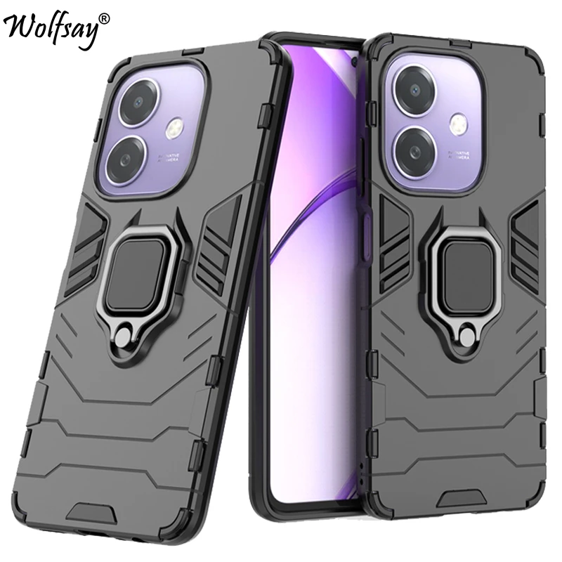 Pre prípad OPPO A40 PUCOR ARMORK ARMOR PC MAGNETICKÝ STACKÝ STAND PLNÝ zadný kryt pre prípad OPPO A40 A40M pre prípad OPPO A40